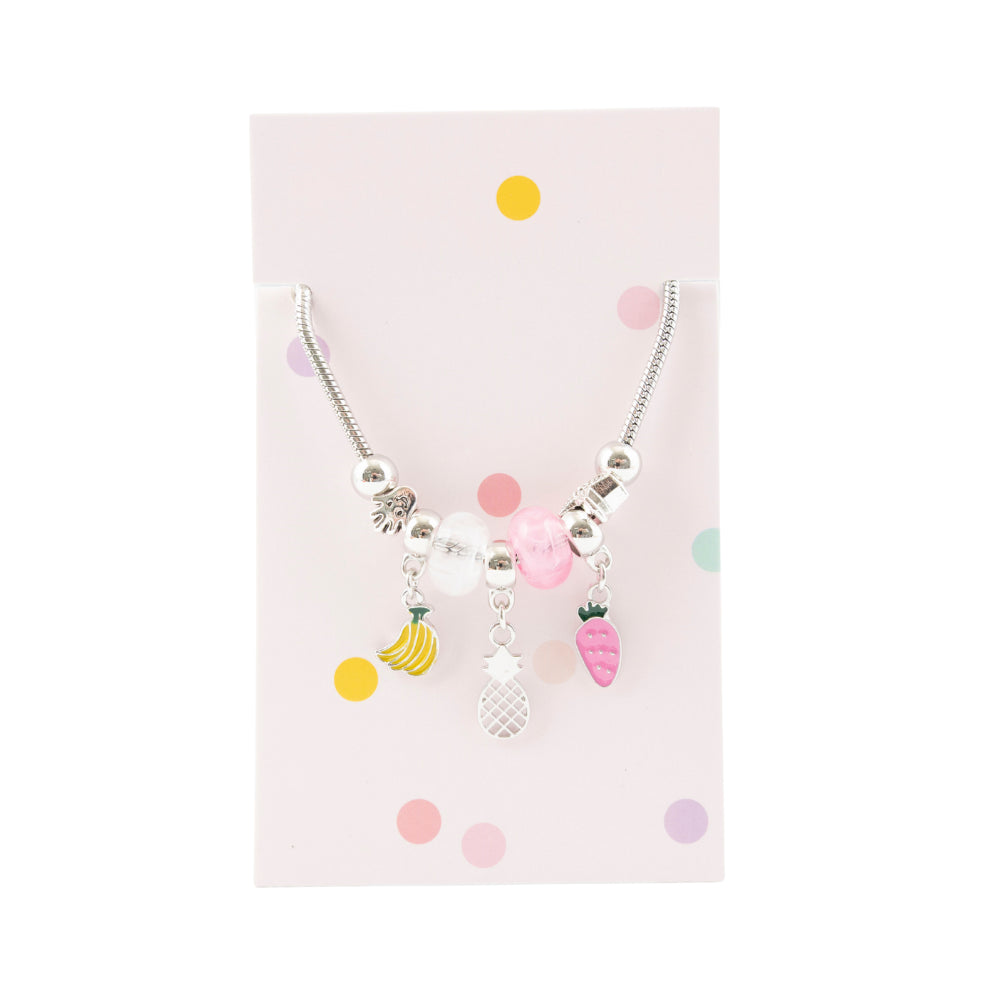 Sunnie Series Charm Bracelet - SILVER PINEAPPLE